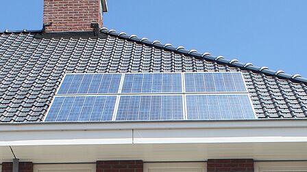 zonnepanelen op dak woning
